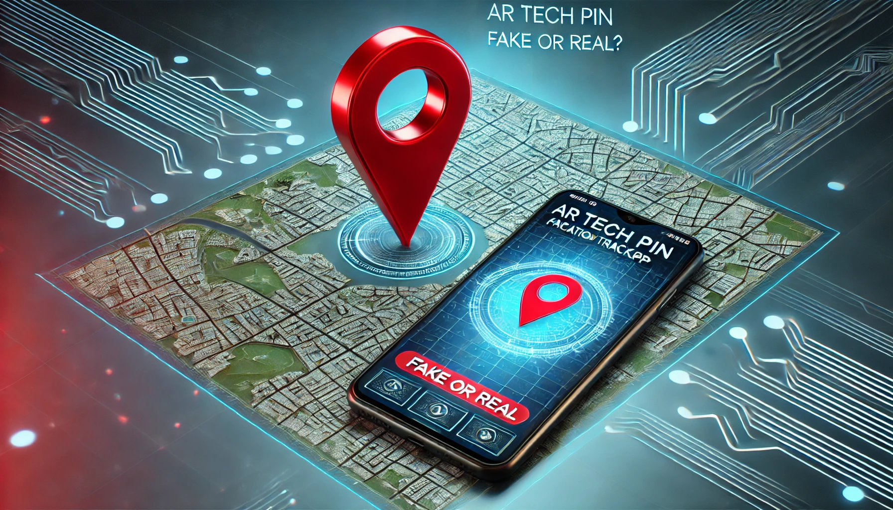 Ar tech pin location tracker app fake or real
