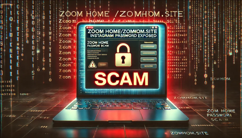 zoom home/zomhom.site instagram password