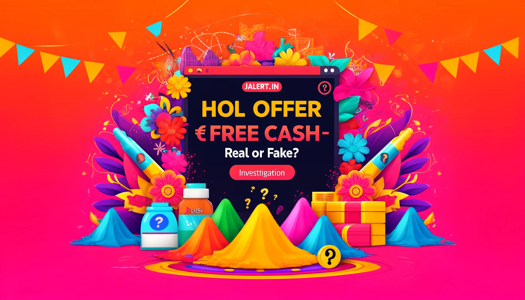 Jalert.in Holi offer 3000 Rs for people real or fake?