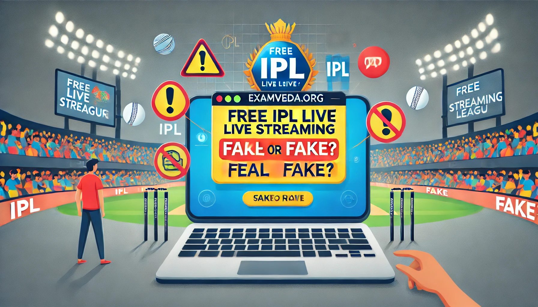examveda .org free ipl live claim fake or real?