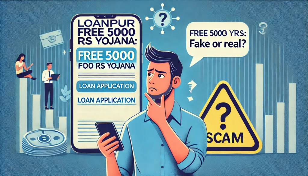 Instant loan loanpur free 5000 rs yojana fake or real
