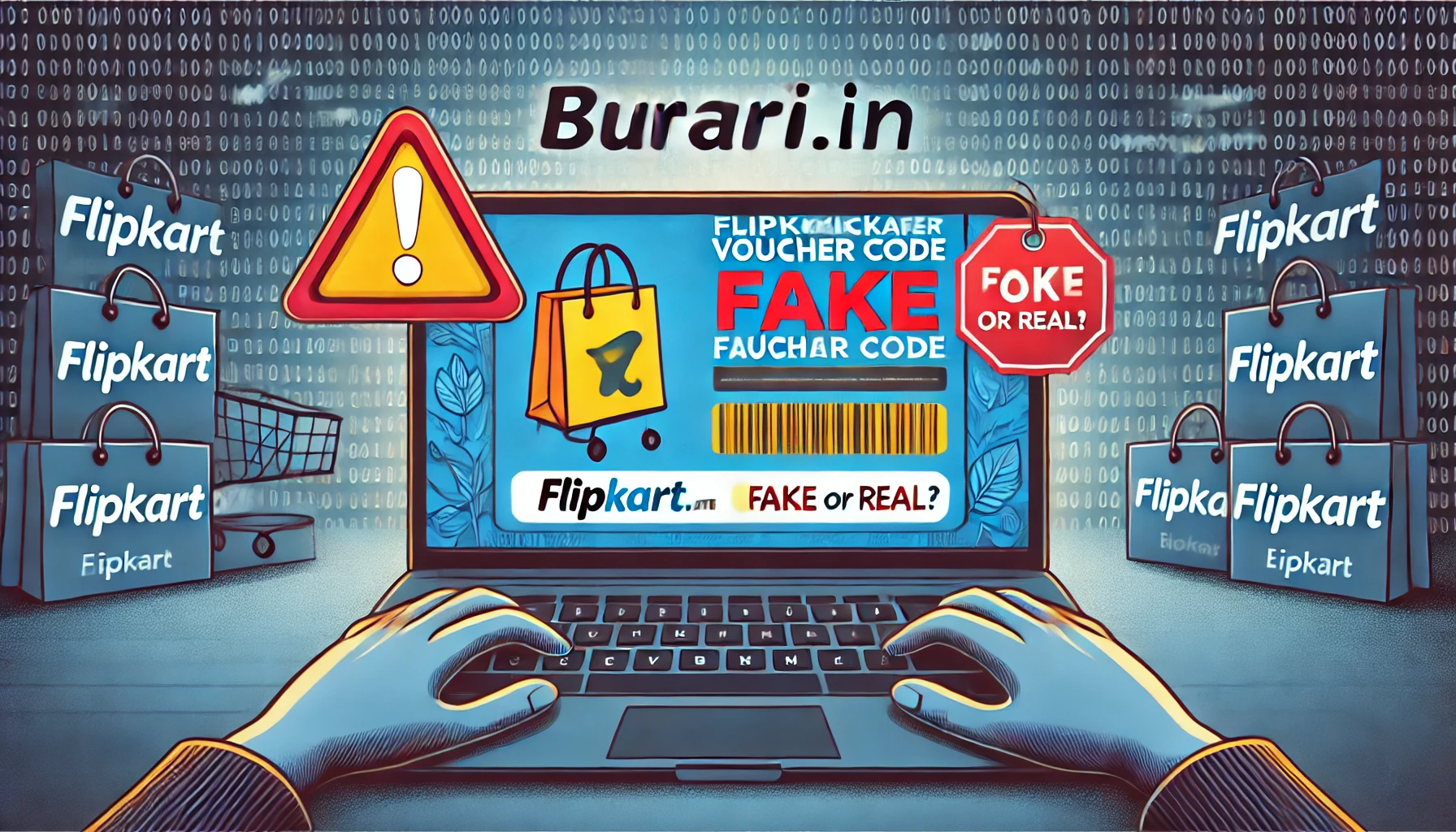 Burari .in Flipkart voucher code fake or real